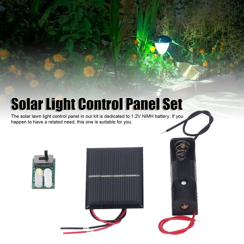 Hapivida Sets of 2 Solar Light Control Panel Set 1.2V