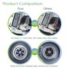 4-Piece Blender Cup and Blade Replacement Parts 32oz Cup and
