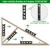 Huepar Magnetic Torpedo Level, Conduit Level with 4 Vials, 6.2