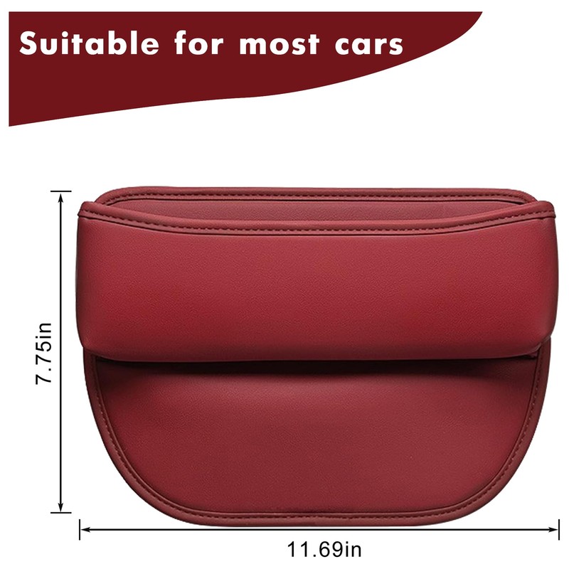 VENUSDALI Car Seat Organiser, Center Console Seat Seam Organiser, High