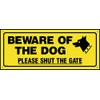Beware of the Dog Please Shut the Gate Sign -