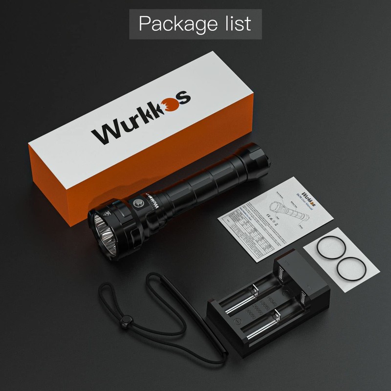 Wurkkos DL70 Dive Light Scuba Diving - 13000lm Super Bright