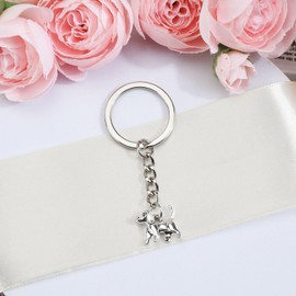 Süßer Hund Schlüsselanhänger Hundemama Geschenk, Personalisierte Hund Taschenanhänger, Cartoon Haustier Schlüsselanhänger, Niedlicher Tier auto schlüsselanhänger damen