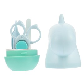 BIUDECO Infant Nail Clipper Kit 4pcs Set with Tweezers Scissors Nail File Box Gentle on Baby's Fingers