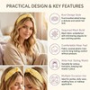 Yellow Glitter Knotted Headband,Women Fashion Sequin Wide Hair Band