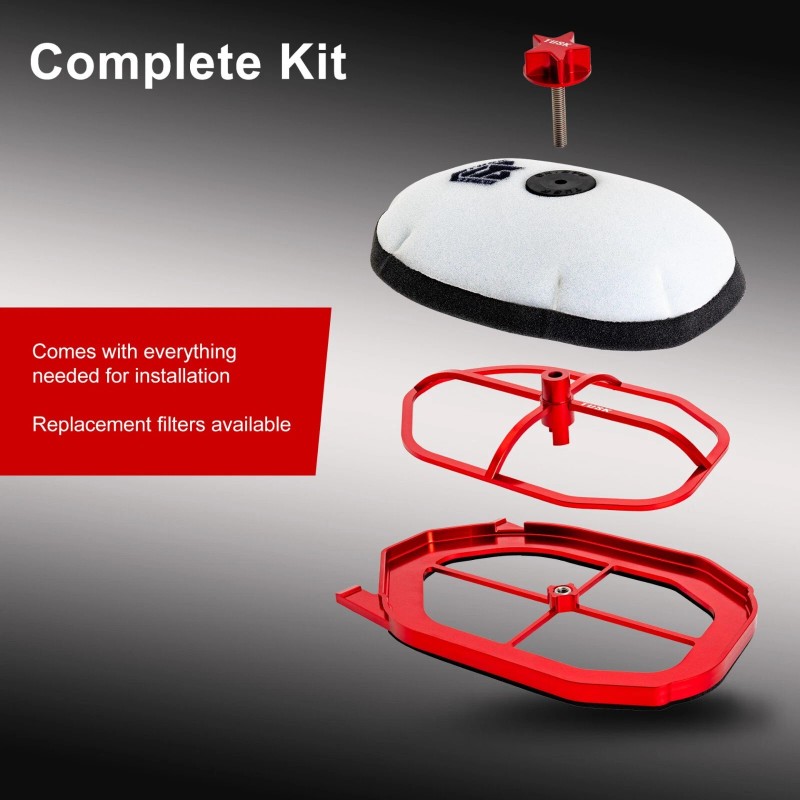 Tusk Quick Draw Air Filter System 2 Filter Kit Compatible