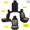JIAMAOXIN Front Car Seat Covers 2-Piece Set Fit for Toyota