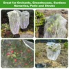 Large Fruit Tree Netting, 2 Pack 8x8Ft Garden Netting Pest