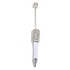 【P160】5pcs Beadable Pens in Solid Colors with Rhinestones and Flatback