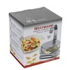 Westmark 65112260 Silver Glass Sugar/Parmesan Pot 13 x 12.4 mm