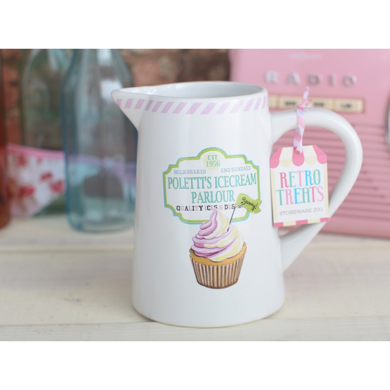 Creative Tops 1 Litre Retro Treats 50's Vintage Style Stoneware