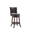 Boraam Augusta Counter Height Swivel Stool, 24-Inch, Cappuccino