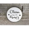 DISHWASHER MAGNET CLEAN DIRTY Sign Indicator with Strong Magnet Round
