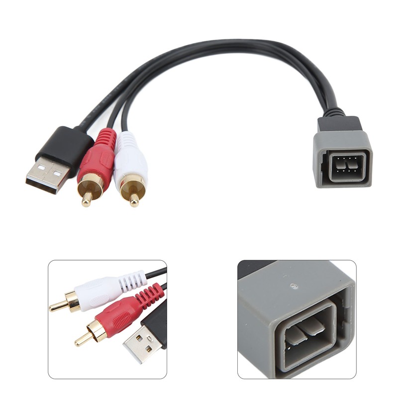 Car Radio USB Port Retention Cable USB Input Adapter Replacement