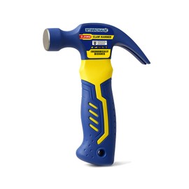 Wisechain 8 oz Professional Small Claw Hammer 45# Steel – Anti-Slip Grip & Nail Starter