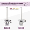 Bremermann® Piazza Bathroom Range/LUCENTE – Toilet Brush Stainless Steel Handle
