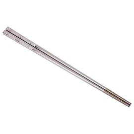 Palillos de Sushi Portátiles de Acero Inoxidable de 9,25 Pulgadas Patrón de Grabado Vajilla Suministros de Equipos de Servicio de Alimentos(Fu Lu Shuangquan)
