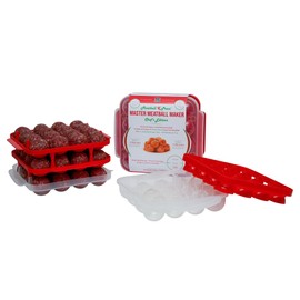 Meatball X Press - Meatball Maker & Stacking Storage Tray System - Chef's Edition - 48 Meatball Product