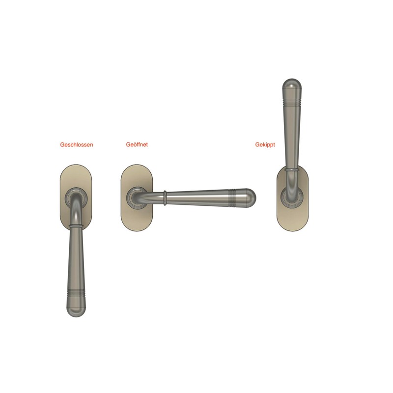 Beschläge Hamburg: Emily DK 07 Window Handle/Window Lever - Rotation/Tilt