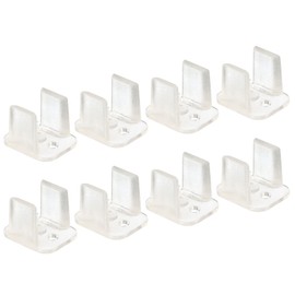 MECCANIXITY LED Neon Mounting Clips Holder Mounting Bracket Support Fixing Clamps Fit 8mm Silicone LED Neon Strip Lighting, Pack of 120