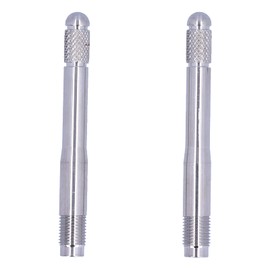 Headerbs Wheel Stud Alignment Pins, 2 Pieces Anti-Wear Stainless Steel Wheel Mounting Guide M14 X 1.5 Thread Tool Replacement for Automotive Industry