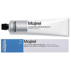 L'Oréal Majirel Hair Colour, 7.1, Medium Blonde, Ash, 50 ml Tube