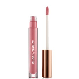 nude by nature Moisture Infusion Lipgloss 3.75ml (Various Shades), 08 Violet Pink