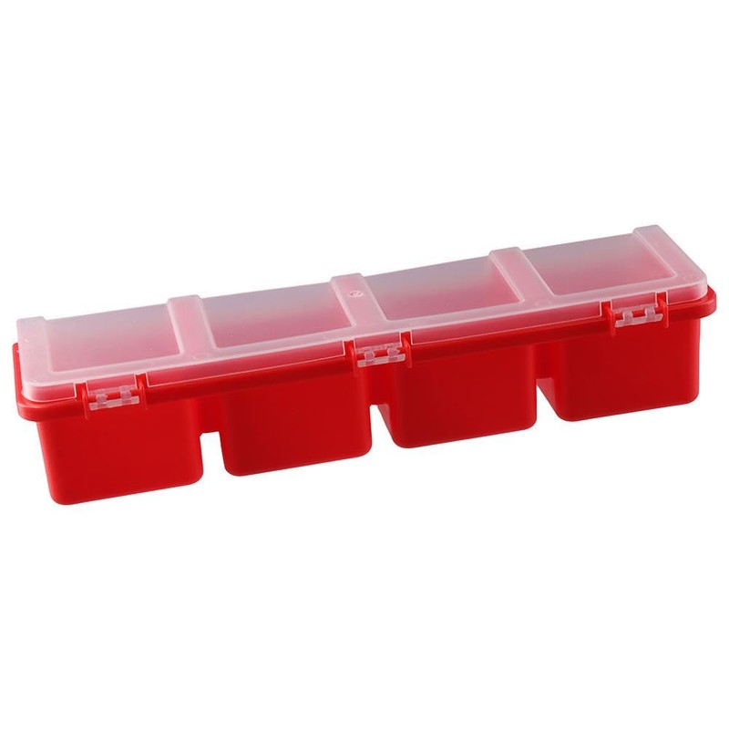 napkery Screw Organizer Storage Bins, 1 Pack Stackable Plastic Bins