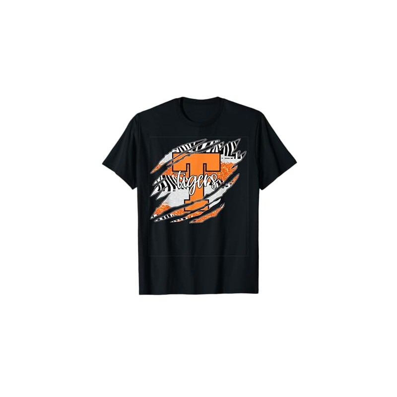 Tigers Claw Mark School Spirit T-Shirt