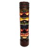 WorldBazzar Hand Carved Two Face Tiki Totem Pole Statue 28"