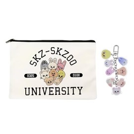 XFSRG Kulturtasche Damen Mit Niedlichem Cartoon Design Make Up Tasche Für Reisen Und Alltag