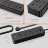 FANDBO 12 en 1 Multicontacto Regleta Extension Electrica con Protector