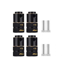 NMNRC Brass +15MM Wide Extension Length 20mm Wheel Hex Hub Spacers for Axial 1/10 TRX4 Series Upgrades Part