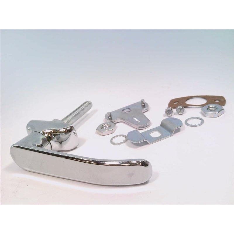 Southco 92-31-131 Non-Locking, L-Style, Handle, Bright Chrome Plated