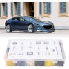 ANCLLO 730Pcs Car Plastic Rivets Fasteners Push Type Pin Rivets