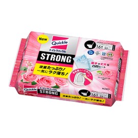 Toilet Quickle Strong Premium Rose Scent, Refill Pack, 16 Sheets