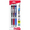 Pentel EnerGel RTX Gel Ink Pens, 0.7 Millimeter Metal Tip,