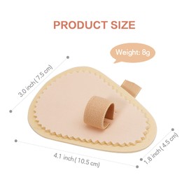 4 piezas de férula de soporte para dedos de los pies, soporte de cojín realinear articulaciones para garra, rizado, torcido, alisador de dedos