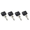 BODYA 4 Pieces Ignition Switch Key Excavator Key for Komatsu