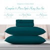 Carressa Linen 100% Egyptian Cotton Sheet Split King Size -