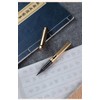 Isshinsai Fountain Pen Re-inkable, Screw Type, Black Brush Pen, Fine