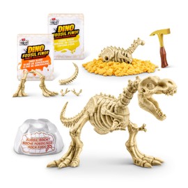 Robo Alive Fossil Find Amber Adventure (T-REX) by ZURU, Surprise Unboxing and Dinosaur Toy for Boys