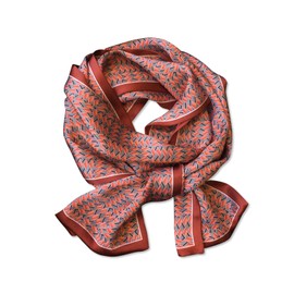 LumiSyne Mujer Bufanda De Seda Estrecha Flaco Larga Pañuelo De Cuello Patrón Geométrico Estilo Retro Clásico Ligero Bufanda Pañuelo Para Cabello Cuello Banda Para El Cabello Pañuelo Cinta