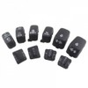 Switch Caps Set Black for Harley Davidson FLHTCU, FLHTK, FLTR