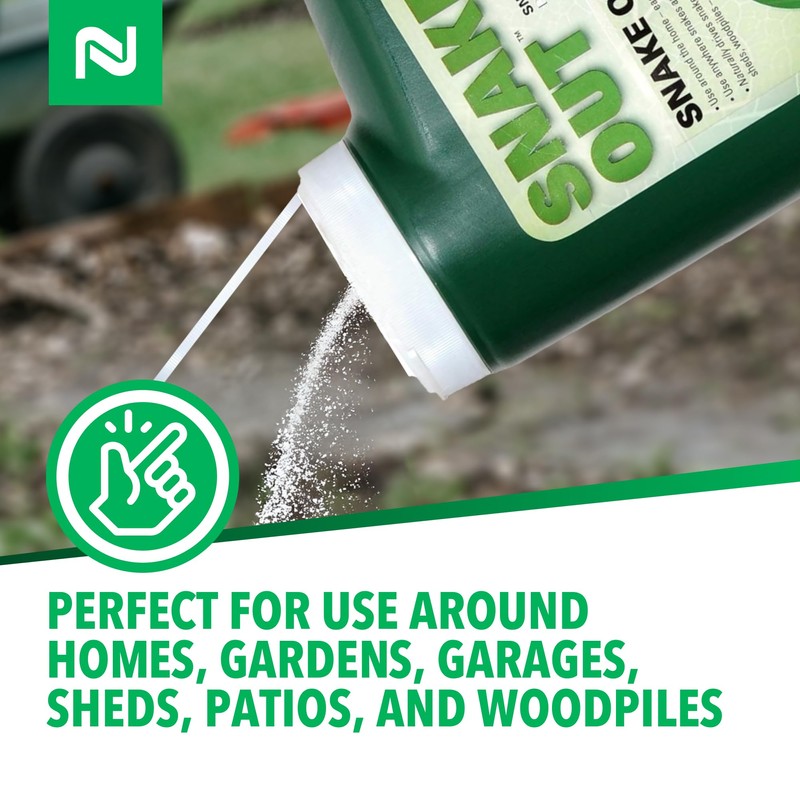 Nisus Snake Out Snake Repellent, Biodegradable, Safe for Pets and