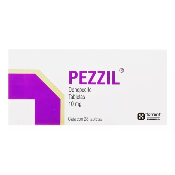 Pezzil 10 Mg Caja 28 Tabletas Donepecilo