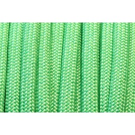 BORED? PARACORD! Brand Paracord/Parachute Cord 7-Strand, 550 Lb. Break Strength Guaranteed U.S. Made, Type III - Mint (100 feet)