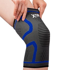 Xn8 Knee Support Brace - Compression Sleeve for Arthritis, Joint Pain, Ligament Injuries, Meniscus Tear, ACL, MCL, Tendonitis, Sports, Running, and Recovery (1 Pack)