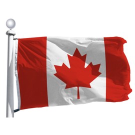 Canada Flag 3x6 Ft Thick Polyester 100D Outdoor Indoor- Vivid Color and Fade Proof,Double Stitched Printed Maple Leaf Canadian Canada Day Decoration Gift Yard House Banner