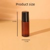2 Pcs 30ml Glass Empty Roller Bottles, Deodorant Roll On